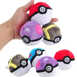 10 Stk. Pokeball Plüsch Set (ca. 7cm)