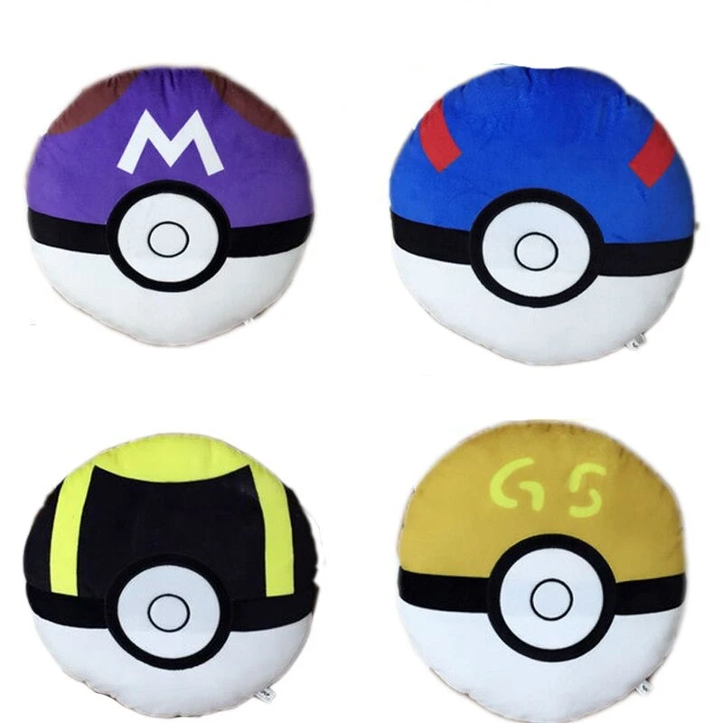Großes Plüsch Pokéball Kissen Ca. 40x40cm 1 Großes Plüsch Pokéball Kissen Ca. 40x40cm