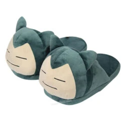 Snorlax, Pikachu, Evoli U. A. Plüsch Hausschuhe (Größe: 35-40) -Pkm.store-verkäufe Pokemon Plush Slippers Half Pack Ibrahimovic Squirtle Charmander Plush Warm Shoes Pikachu Pet Elf Winter Sliders