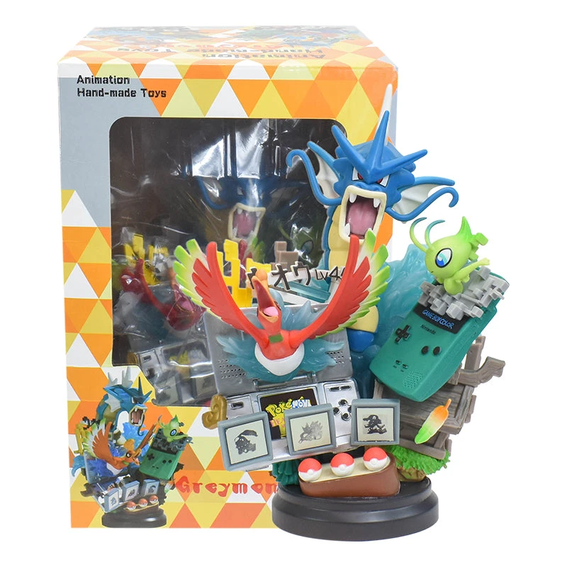Pokémon Garados Oder Glurak Gameboy Statue 2 Pokémon Garados Oder Glurak Gameboy Statue – Bild 2