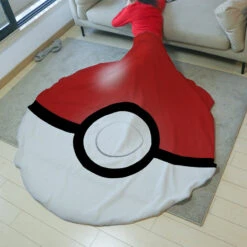 Pokémon Pokéball Flanell-Decke, 150 Cm