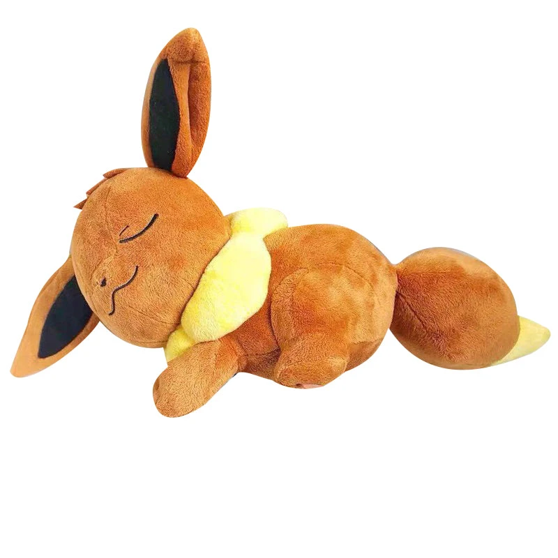 Süßer Schlafender Evoli Eevee Plüsch Pokemon (ca. 35cm) 3 Süßer Schlafender Evoli Eevee Plüsch Pokemon (ca. 35cm) – Bild 3