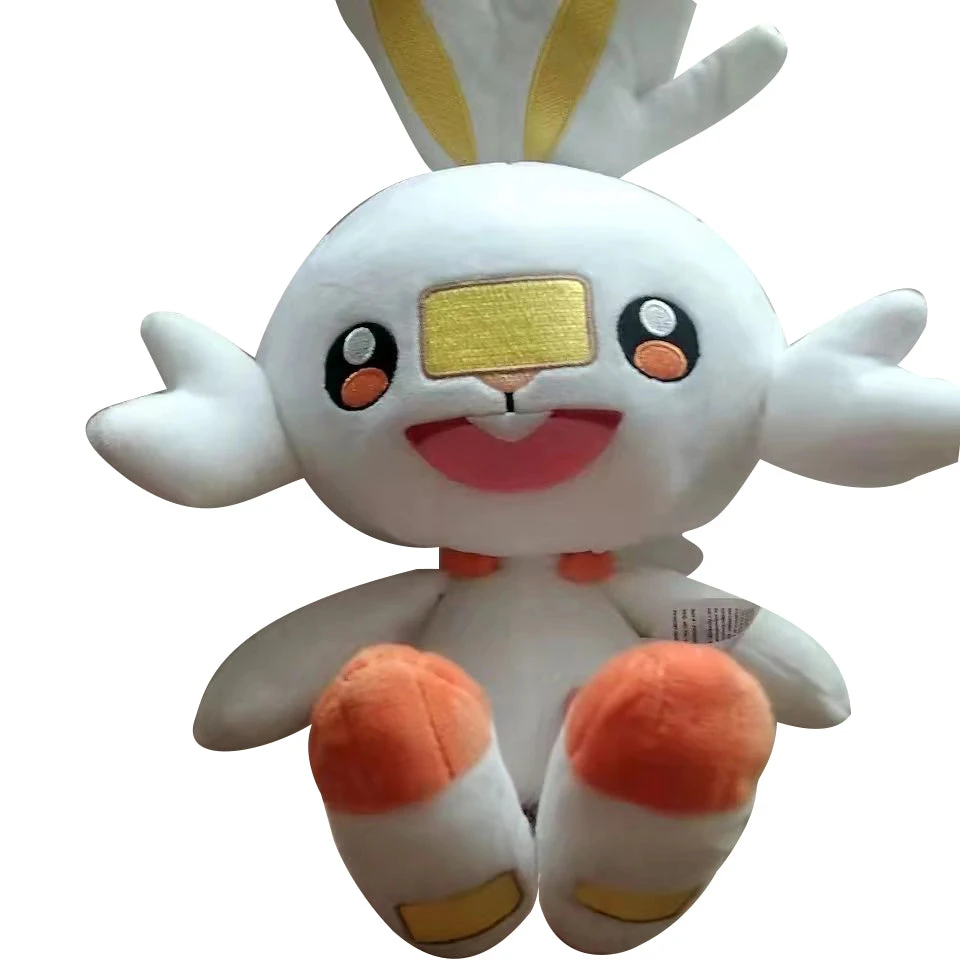 XXL Hopplo Scorbunny Plüsch Puppe (ca. 40cm) 2 XXL Hopplo Scorbunny Plüsch Puppe (ca. 40cm) – Bild 2