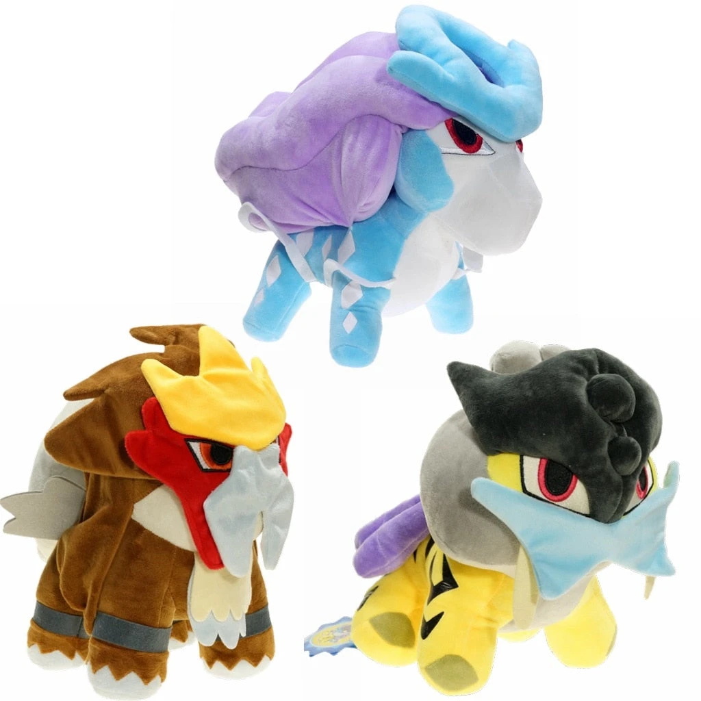 20cm Suicune, Entei Oder Raikou Stofftier Pokemon Figuren (ca. 20cm) 2 20cm Suicune, Entei Oder Raikou Stofftier Pokemon Figuren (ca. 20cm) – Bild 2