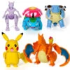 Pikachu, Mewtu, Glurak, Bisasam Oder Turtok Figur Mit Pokeball