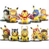 Pikachu Cosplay Avengers Figuren - Iron Man, Thor, Captain American Etc.