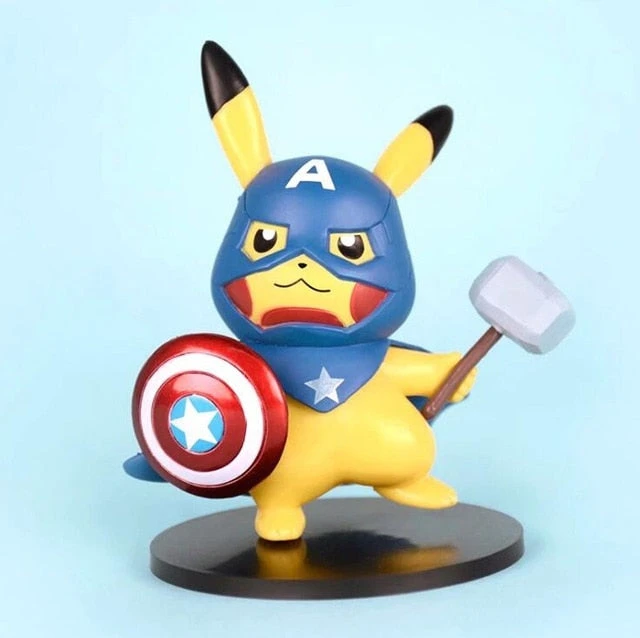 Pikachu Cosplay Avengers Figuren - Iron Man, Thor, Captain American Etc. 8 Pikachu Cosplay Avengers Figuren - Iron Man, Thor, Captain American Etc. – Bild 8