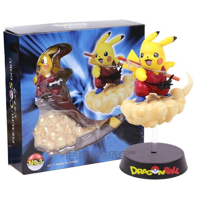 Pikachu Cosplay Dragon Ball Son Goku Figur (ca. 18cm) 7 Pikachu Cosplay Dragon Ball Son Goku Figur (ca. 18cm) – Bild 7
