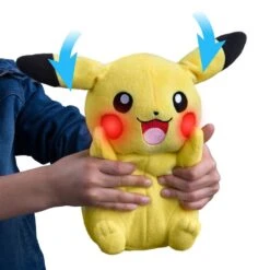 Sprechender Pikachu Kuschel Pokemon - Pikachu Spricht Und Lacht