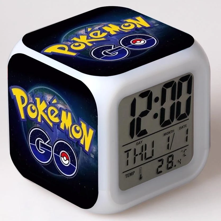 Pokemon Digital Wecker / Uhr - 7 Farben (19 Verschiedene Motive) 3 Pokemon Digital Wecker / Uhr - 7 Farben (19 Verschiedene Motive) – Bild 3
