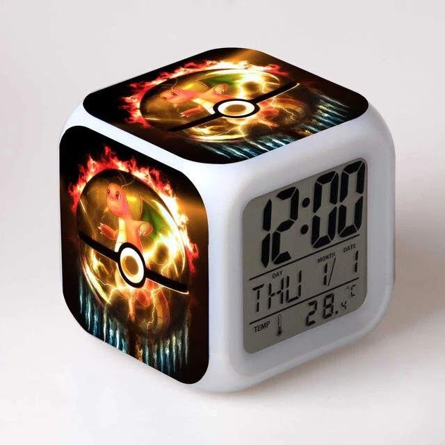 Pokemon Digital Wecker / Uhr - 7 Farben (19 Verschiedene Motive) 14 Pokemon Digital Wecker / Uhr - 7 Farben (19 Verschiedene Motive) – Bild 14