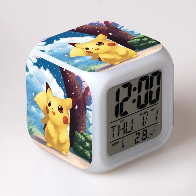 Pokemon Digital Wecker / Uhr - 7 Farben (19 Verschiedene Motive) 15 Pokemon Digital Wecker / Uhr - 7 Farben (19 Verschiedene Motive) – Bild 15