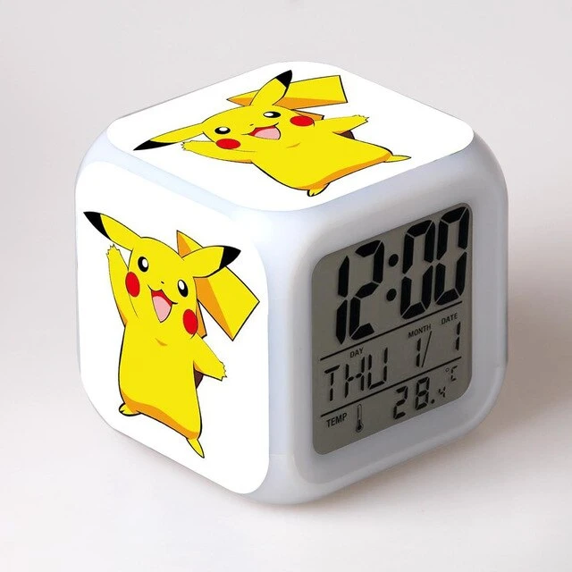 Pokemon Digital Wecker / Uhr - 7 Farben (19 Verschiedene Motive) 2 Pokemon Digital Wecker / Uhr - 7 Farben (19 Verschiedene Motive) – Bild 2