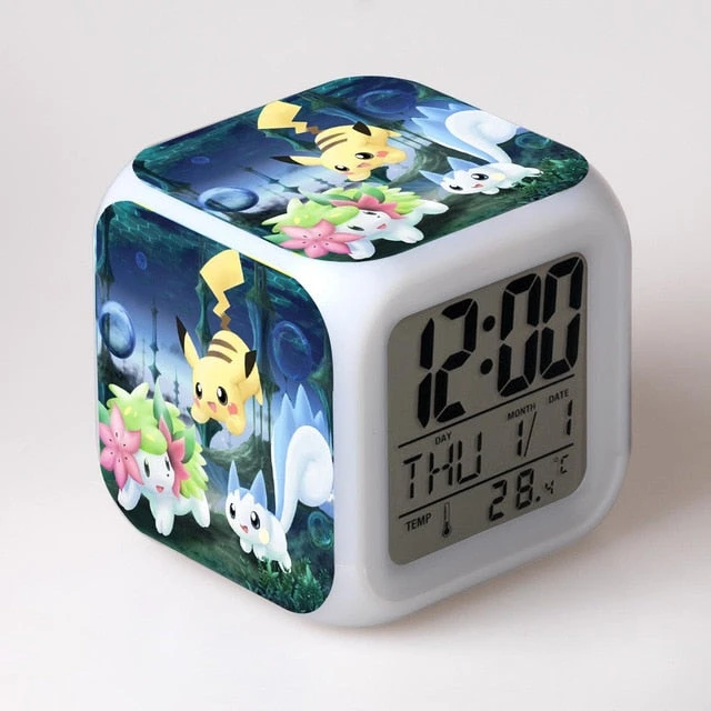 Pokemon Digital Wecker / Uhr - 7 Farben (19 Verschiedene Motive) 9 Pokemon Digital Wecker / Uhr - 7 Farben (19 Verschiedene Motive) – Bild 9
