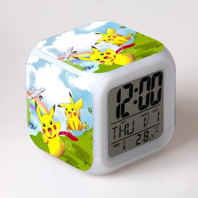 Pokemon Digital Wecker / Uhr - 7 Farben (19 Verschiedene Motive) 19 Pokemon Digital Wecker / Uhr - 7 Farben (19 Verschiedene Motive) – Bild 19