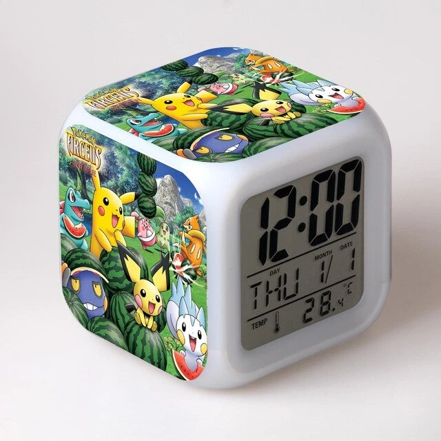 Pokemon Digital Wecker / Uhr - 7 Farben (19 Verschiedene Motive) 20 Pokemon Digital Wecker / Uhr - 7 Farben (19 Verschiedene Motive) – Bild 20