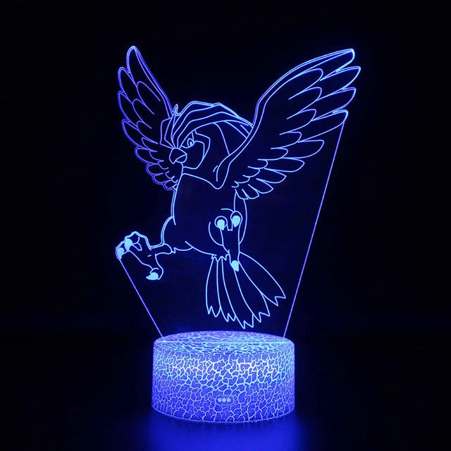 Pidgeot Tauboss Pokemon Lampe, Nachtlicht, Nachttischlampe 2 Pidgeot Tauboss Pokemon Lampe, Nachtlicht, Nachttischlampe – Bild 2