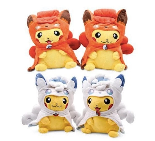 Pikachu Cosplay Als Feuer Oder Eis Vulpix Kuscheltiere (ca. 30cm) 1 Pikachu Cosplay Als Feuer Oder Eis Vulpix Kuscheltiere (ca. 30cm)