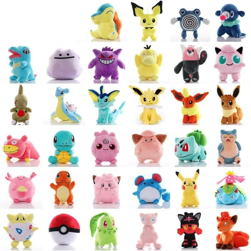 Pokemon Kuscheltiere (11-18cm, 16 Motive Zur Auswahl) 1 Pokemon Kuscheltiere (11-18cm, 16 Motive Zur Auswahl)