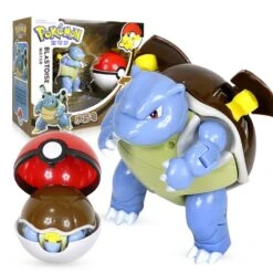Turtok (Blastoise) Pokemon Spielzeug Set Mit Figur Und Pokeball