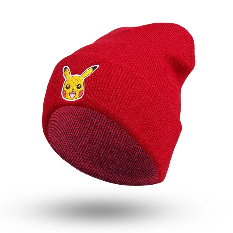 Pokemon Pikachu Mütze Unisex Für Herbst / Winter 13 Pokemon Pikachu Mütze Unisex Für Herbst / Winter – Bild 13
