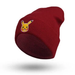 Pokemon Pikachu Mütze Unisex Für Herbst / Winter 18 Pokemon Pikachu Mütze Unisex Für Herbst / Winter -Pkm.store-verkäufe product image 1603510439