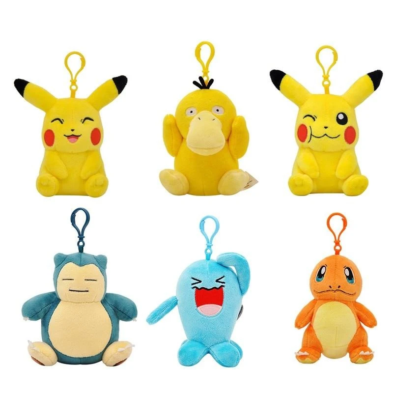 Pikachu, Bulbasaur, Squirtle Etc. Plüsch Keychain 1 Pikachu, Bulbasaur, Squirtle Etc. Plüsch Keychain