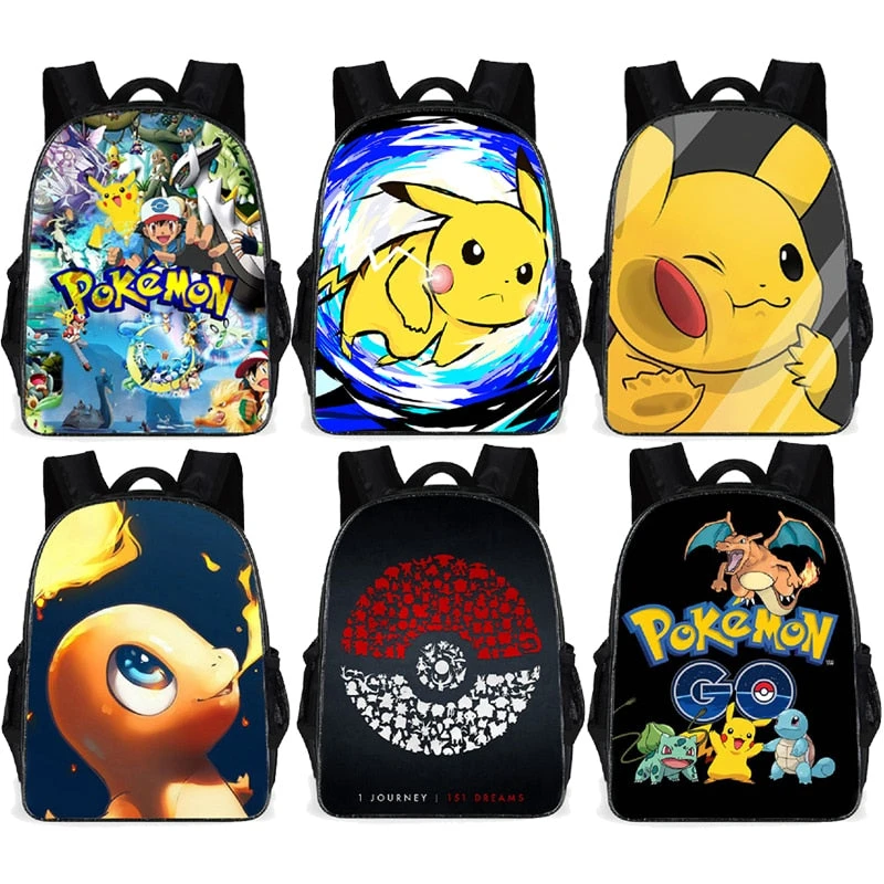 Pokemon Rucksack Für Teenager (25 Motive) - 40cm*30cm*15cm 1 Pokemon Rucksack Für Teenager (25 Motive) - 40cm*30cm*15cm