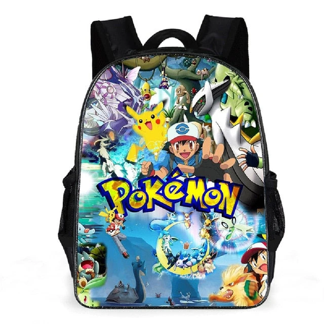 Pokemon Rucksack Für Teenager (25 Motive) - 40cm*30cm*15cm 3 Pokemon Rucksack Für Teenager (25 Motive) - 40cm*30cm*15cm – Bild 3