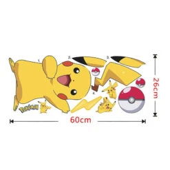 Pikachu Wand Sticker Aufkleber 10 Pikachu Wand Sticker Aufkleber -Pkm.store-verkäufe product image 1628624252