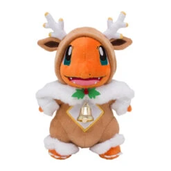 Glumanda Charmander Kuschel Pokemon Elf Weihnachts Edition