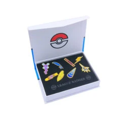Pokemon Gym Badges Kanto, Johto, Hoenn, Sinnoh, Unova, Kalos (6 Varianten) -Pkm.store-verkäufe product image 1644065626