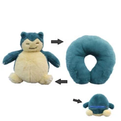 Relaxo Snorlax Kuschel Nacken Kissen - Stofftier