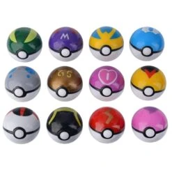 12er Set Pokemon Pokebälle (ca. 4.8cm)