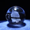 Crystal Pokemon Go Ball Mit 3D Effekt (viele Motive)