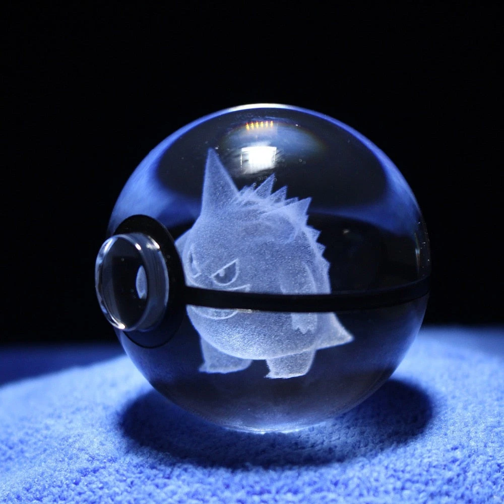 Crystal Pokemon Go Ball Mit 3D Effekt (viele Motive) 1 Crystal Pokemon Go Ball Mit 3D Effekt (viele Motive)