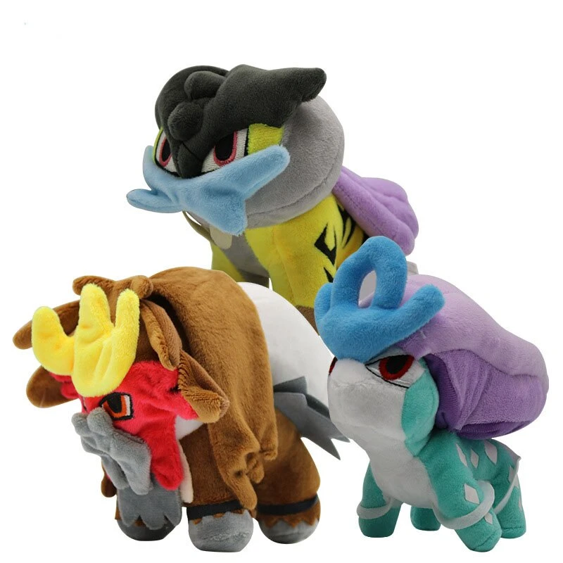 20cm Suicune, Entei Oder Raikou Stofftier Pokemon Figuren (ca. 20cm) 1 20cm Suicune, Entei Oder Raikou Stofftier Pokemon Figuren (ca. 20cm)