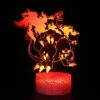 Dynamax Glurak Charizard 3D Lampe Nachtlicht