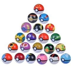 4 Bis 20 Pokebälle Mit Pokemon Figuren Im Set (zufällige Wahl)