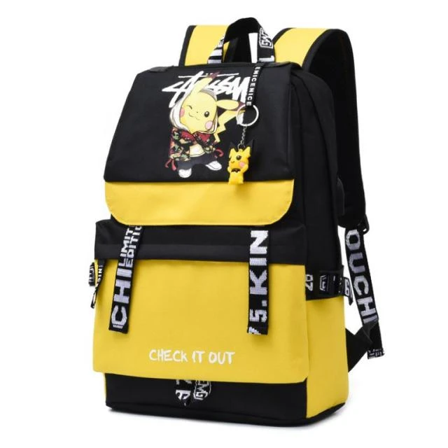 Großer Pokemon Schulrucksack Mit USB Ladebuchse Im Pikachu Look 19 Großer Pokemon Schulrucksack Mit USB Ladebuchse Im Pikachu Look – Bild 19