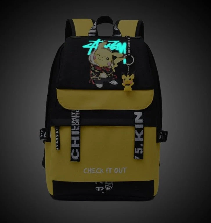 Großer Pokemon Schulrucksack Mit USB Ladebuchse Im Pikachu Look 11 Großer Pokemon Schulrucksack Mit USB Ladebuchse Im Pikachu Look – Bild 11