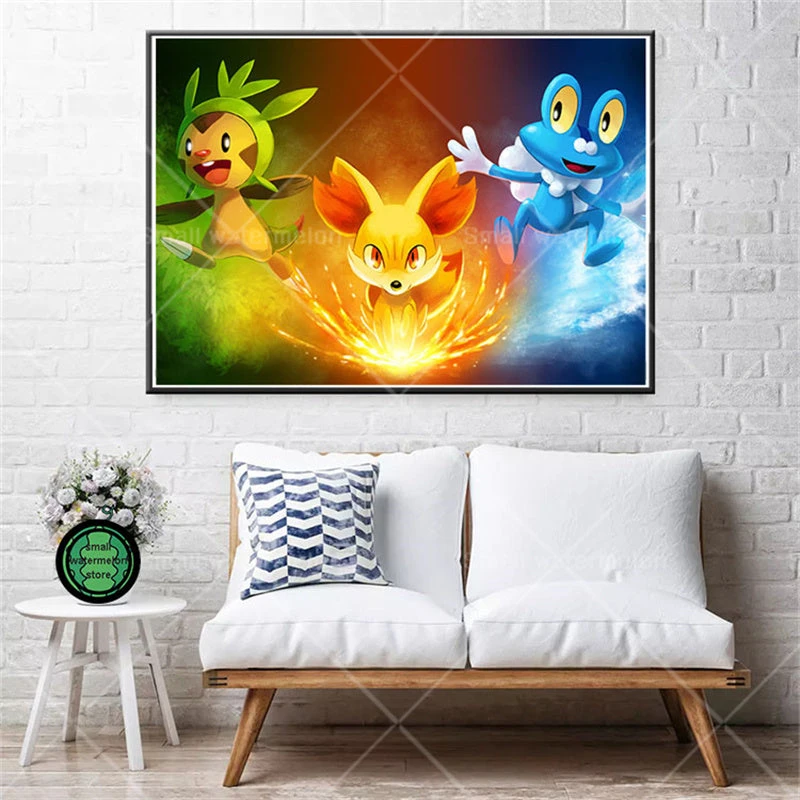 Pokemon Poster Kunstdrucke Ash Ketchum Pikachu Jigglypuff Etc. 19 Pokemon Poster Kunstdrucke Ash Ketchum Pikachu Jigglypuff Etc. – Bild 19