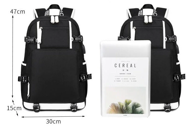 Pokemon Rucksack Mit USB - Ideal Für Laptops 10 Pokemon Rucksack Mit USB - Ideal Für Laptops – Bild 10