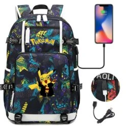 Pokemon Rucksack Mit USB - Ideal Für Laptops 24 Pokemon Rucksack Mit USB - Ideal Für Laptops -Pkm.store-verkäufe product image 1815306507