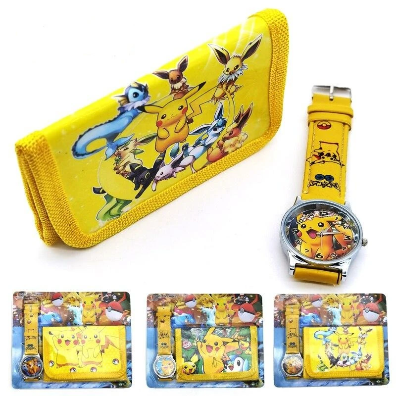 Pokemon Kinder Armbanduhr Mit Kinder Portmonee Set 6 Pokemon Kinder Armbanduhr Mit Kinder Portmonee Set – Bild 6