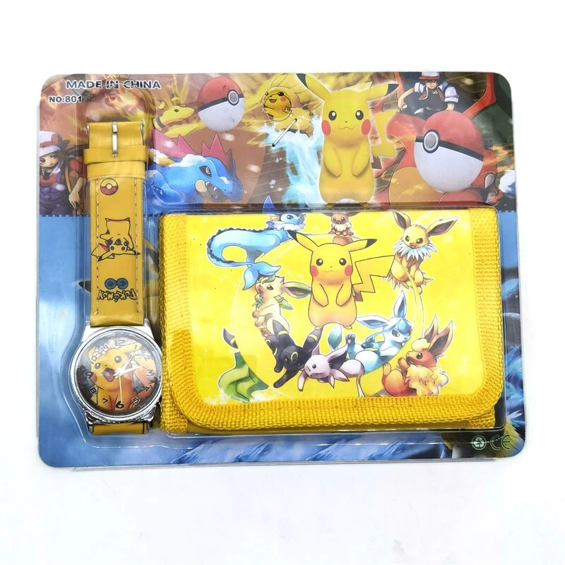 Pokemon Kinder Armbanduhr Mit Kinder Portmonee Set 2 Pokemon Kinder Armbanduhr Mit Kinder Portmonee Set – Bild 2