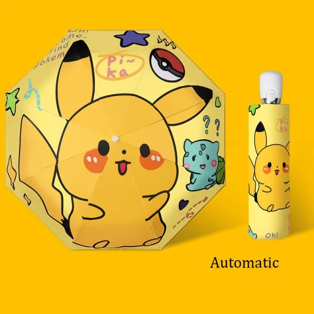 Pokemon Pikachu Regenschirme (Manuell Oder Automatik) 14 Pokemon Pikachu Regenschirme (Manuell Oder Automatik) – Bild 14