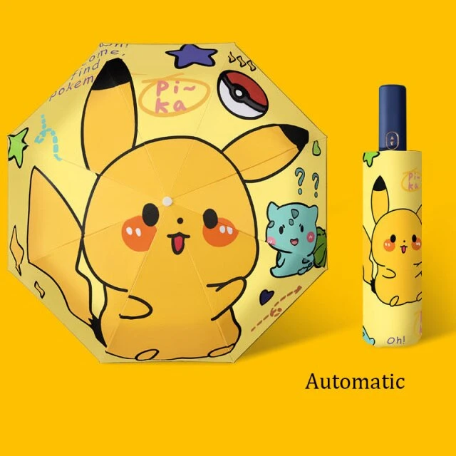 Pokemon Pikachu Regenschirme (Manuell Oder Automatik) 9 Pokemon Pikachu Regenschirme (Manuell Oder Automatik) – Bild 9