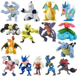 Moncolle Ex MS Series 3-5cm Mini Resin Pokemon Figuren
