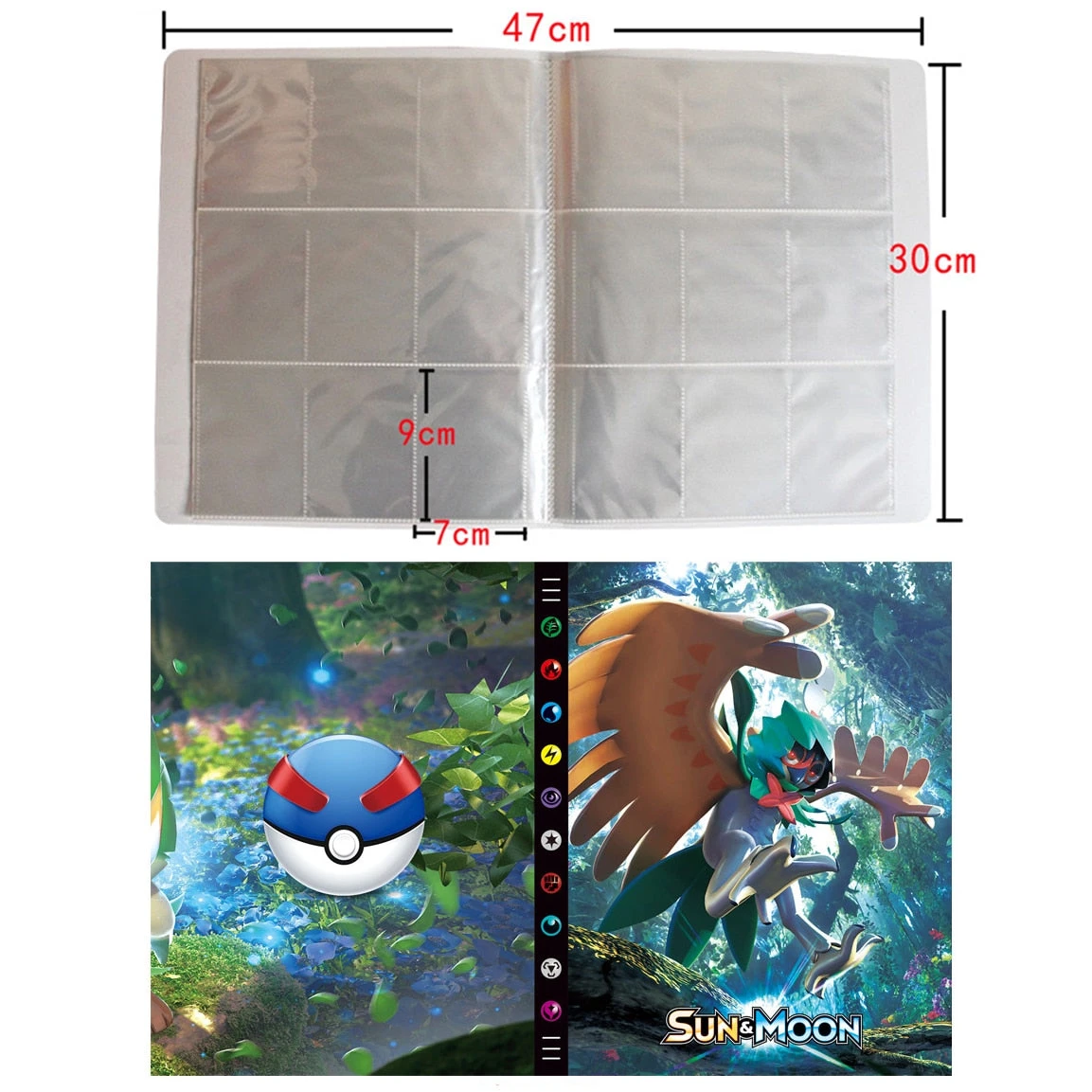 Pokemon Karten Sammelalbum Für 432 Karten Im A4 Format - Viele Pokemon Motive 3 Pokemon Karten Sammelalbum Für 432 Karten Im A4 Format - Viele Pokemon Motive – Bild 3